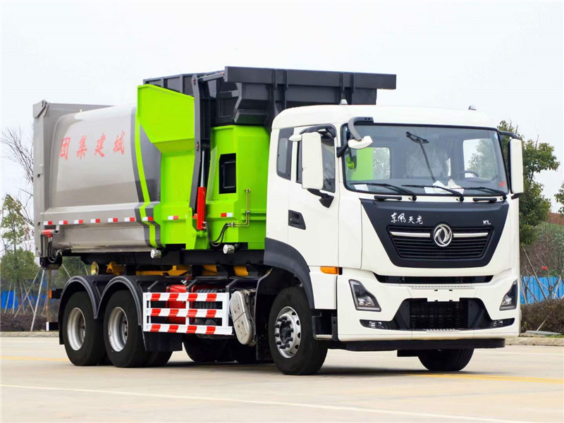20方東風(fēng)天龍后雙橋套臂垃圾車(chē)