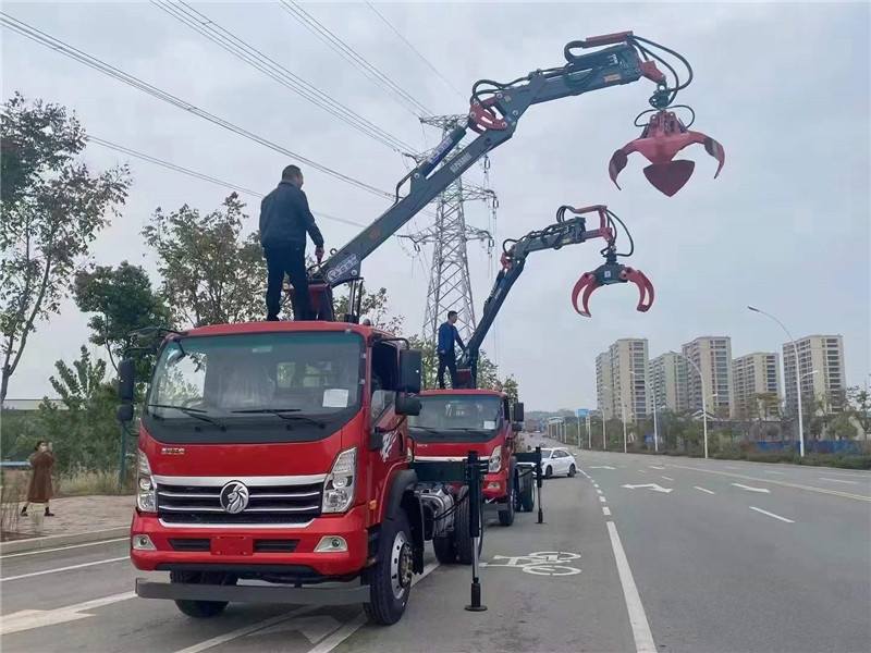重汽抓斗自卸式垃圾車(chē)